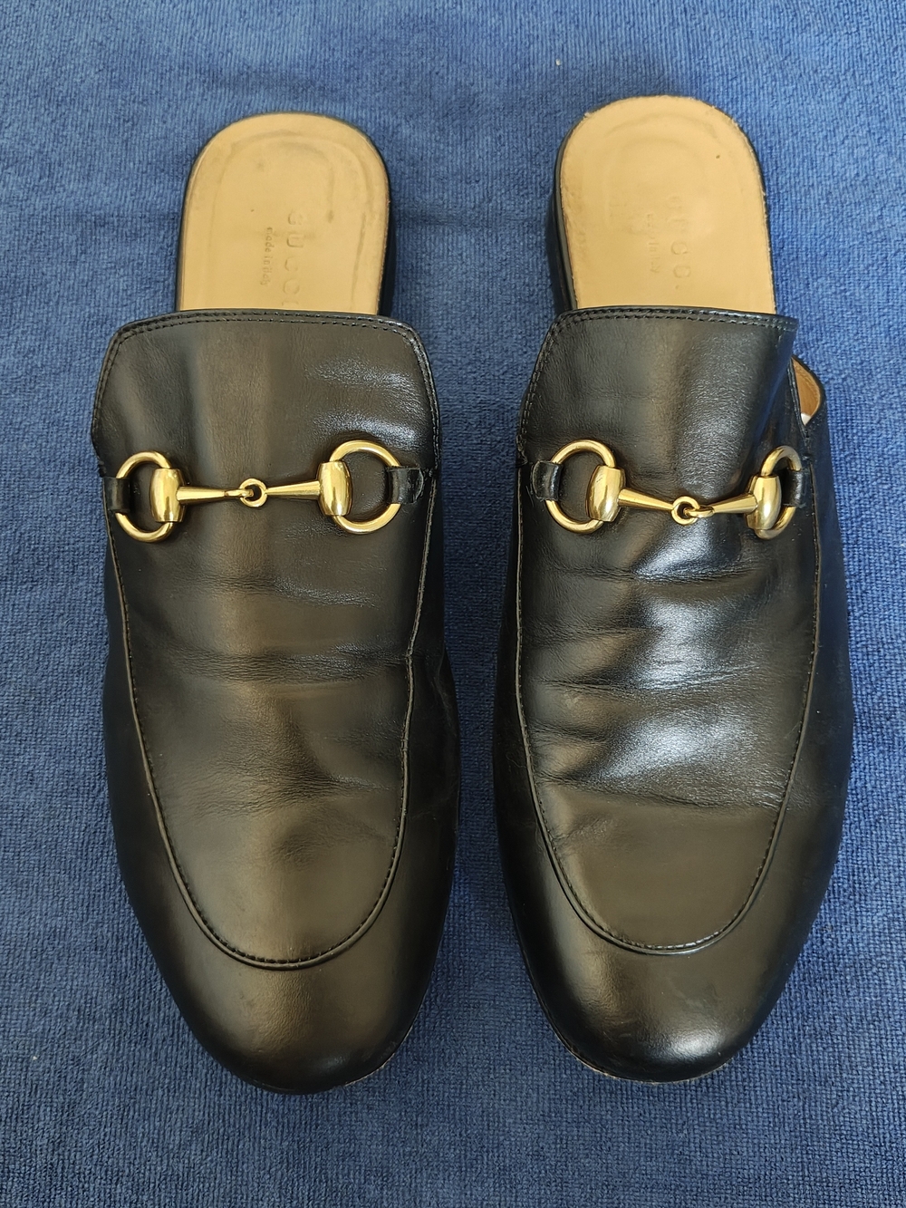 Gucci Princetown Leather Horsebit Mule Loafers